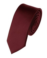 Homme / Garçons Bordeaux Slim / Étroit Cravate Satin,pour Hommes Cravate Amples