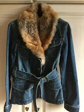 Veste 100% TRF de zara en jean bleu. Taille M