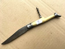 (n°8) old tool /  OUTIL ANCIEN / couteau LAGUIOLE  / TIRE BOUCHON