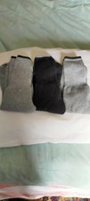 LOT 3 PAIRES DE CHAUSSETTES GRISES HOMME T 43/46
