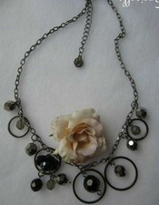 ♫ "Etoile Nocturne Fardée" ♫ COLLIER de CREATION Artisanale ♫ BIJOUX FANTAISIE ♫