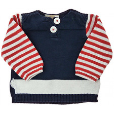 dpam pull fille coton 3/6 mois- vêtement bébé