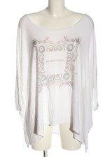 ABERCROMBIE & FITCH Haut long Dames T 38 blanc style décontracté