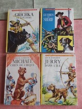 e-  LOT 4 LIVRES IDEAL-BIBLIOTHEQUE / JAQUETTES / LONDON AVENTURES OURS CHIEN 
