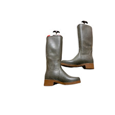 PAIRE DE CHAUSSURE BOTTE LE CHAMEAU  CUIR DAIN FEMME ESCARPIN SANDALE MOCASSIN