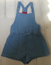T36 S : Salopette short jean JENNYFER