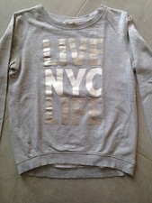 Sweat-shirt H&M gris. taille 12/14 ans