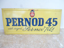 ancienne tole PERNOD 45  37 cm x 16,5 cm sympa pour déco
