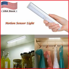 LED Motion Sensor Light Wireless Night Cabinet Closet Battery Powered Portable