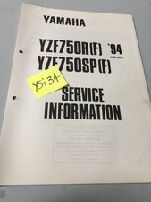 Yamaha YZF750R YZF750SP F 1994 service information technique data moto YZF 750