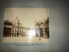 VENISE :  LA GRANDE HORLOGE. Deux Photos Vers 1880.