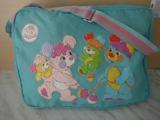 SAC DE VOYAGE SOUPLE  POPPLES ENFANT VINTAGE bleu turquoise