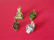 PIN'S - BIERE TOURTEL - LOT DE 5 PIN S PUBLICITAIRE - BOISSON ALCOOLISEE