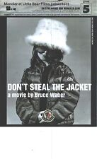 PUBLICITE  ADVERTISING 2011  MONCLEAR équipement ski 