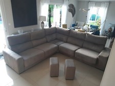 Salon d'Angle - Couleur Taupe - Microfibres