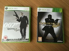 GOLDENEYE RELOADED 007 & Quantum of Solace Xbox 360. Très bon état avec manuels inclus.