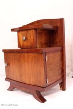 Jolie ancienne ART DECO TABLE de NUIT/Nuit Armoire/beistellschrank/couloir