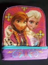 New Frozen Princess Anna Queen Elsa Olaf Pink Purple Lunch box