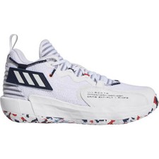 Adidas Homme Dame 7 Extply Gca Basketball Chaussures Blanc / Navy/Rouge Taille 7