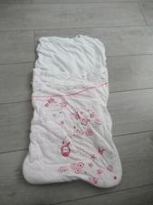 Couverture nid d'ange rose papillon fleurs 0 - 6 mois sucre d'orge