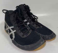 Asics Matflex Kids Boys Size 6 Black WRESTLING SHOES Sneakers C545N