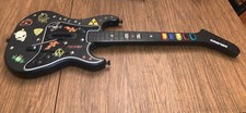 Guitar Hero Kramer Striker Red Octane Black Wireless Guitar PS2  *NO DONGLE*