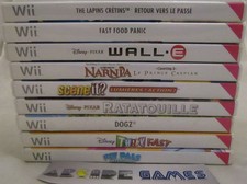 LOT 9 JEUX Wii ENFANTS DISNEY WALL E DOGZ RATATOUILLE LAPINS CRETINS PET PALS