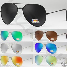 Unisexe Neuf Lunettes de Soleil Polarisées pour Hommes Femmes Vintage Rétro