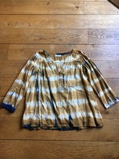 Top tye and dye camel et bleu coton Bonnie CalVi on the rocks BASH T 1