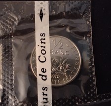 50 CENTIMES 1970  FDC  ISSUE DU COFFRET / UNC / FRANCE