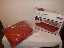 Vtg 1997 New In Box Intex Downy Airbed Queen Sz Inflatable Air Camping Mattress 