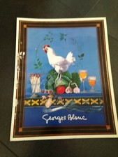 CARTE MENU georges blanc 1998  dédicacé autographe restuarant chef étoilé 