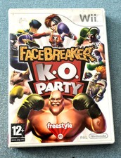 JEU NINTENDO Wii " FACEBREAKER K.O. PARTY " SANS NOTICE, TBE !!