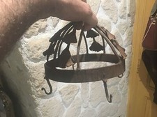 Dôme Suspension Lustre Plafond Fer Forgé A Monter En Lampe Art Nouveau