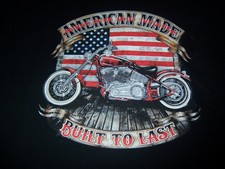 TEE SHIRT NOIR HOMME - BIKER - MOTO - HARLEY DAVIDSON - AMERICAN DREAM - VINTAGE