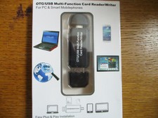 Lecteur de carte OTG 4 en 1 avec adaptateur de micro USB/SD/TF/USB, accessoire p