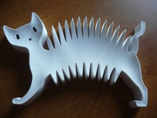 Porte savon souple PYLONES original cuisine ou salle de bain  Chat blanc