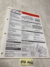 Fiche technique automobile Nissan Sunny 1.6 SLX édition 1992 RTA 1.6SLX