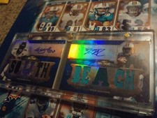 McGahee/Lamar Miller 1/3 Auto 6 Piece Jersey Booklet Miami Dolphins Ebay 1/1
