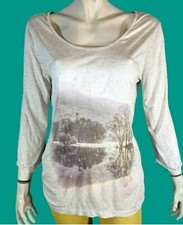 ? Valeur 42 € Caroll Taille 44 Neuf ? haut top tee shirt manches longues beige