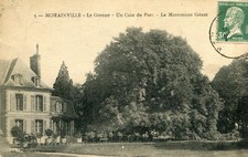 Carte MORAINVILLE Le Gerrier Un coin du Parc Le Marronier Géant