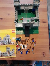 Château Lego Vintage Gris 6080 Incomplet