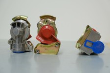 1x Wabco Tête D'Attelage 4522002110 Automatique Rouge M22 X 1,5 Neuf