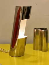 LAMPE VINTAGE 1970 CYLINDRE INCLINÉ SPACE AGE 70s