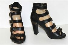 ANDRE Blogueuses  Sandales à Talons Cuir Lanières Talons Hauts T 39 TBE