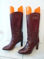 Bottes vintage d'origine  -- " Bordeaux"   --  CAMPANILE-SPATARELLA  -- T. 40