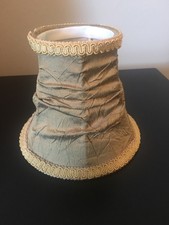 Chandelier /Lamp MINI SHADE lined Camel Brown with Gold 