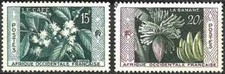 Timbres Flore Fruits Bananes Café AOF 62 - 67 ** (48992AN)
