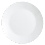 Arcopal Lot de 12 assiettes plates, en verre opale