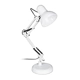 Relaxdays 10024270_49 Lampe Retro, Bras articulé Flexible,Veilleuse